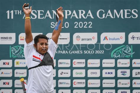 MEDALI EMAS PANAHAN INDIVIDU RECURVE PRIA APG 2022 ANTARA Foto