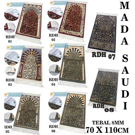 Jual Sajadah Rawdah Madinah Besar Original Saudi Raudah Rawda Raudhah