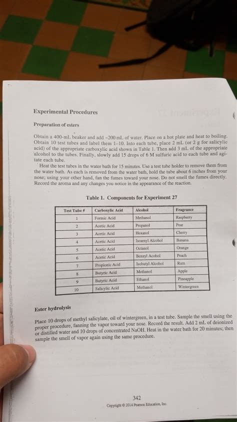 Solved Name Date Section Experiment 27 Pre Laboratory Chegg