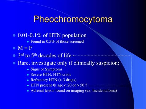 Ppt Pheochromocytoma Powerpoint Presentation Free Download Id 4276183