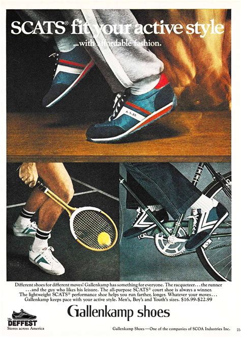 Gallenkamp Shoes Scats Vintage Sneaker Ad The Deffest Vintage