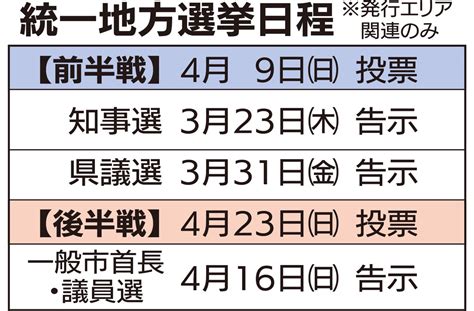 2023統一地方選 選挙日程、決まる 知事・県議選は4月9日投票 海老名・座間・綾瀬 タウンニュース