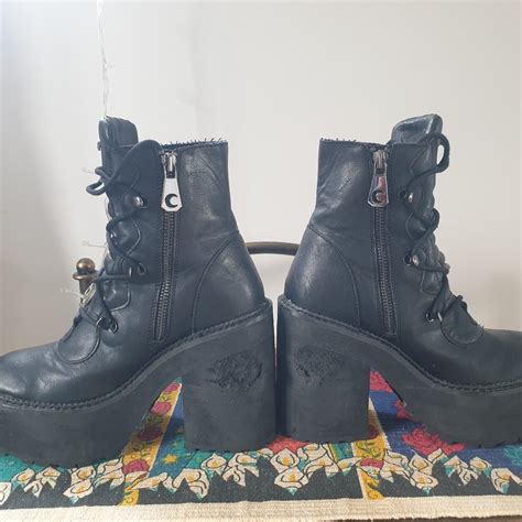 Killstar Broom Platform Boots Size They Have Depop