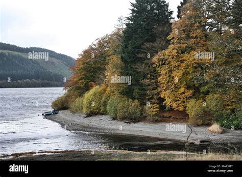 A View Of Lake Vyrnwy In Wales Stock Photo Alamy