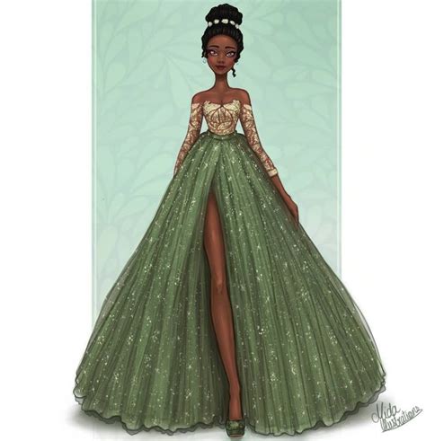 Tiana By Midaillustrations On Deviantart Mode Illustration