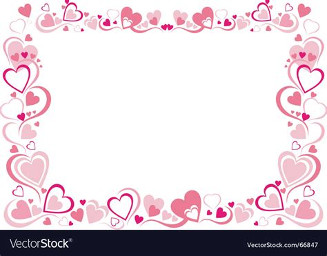 Heart frame Royalty Free Vector Image - VectorStock