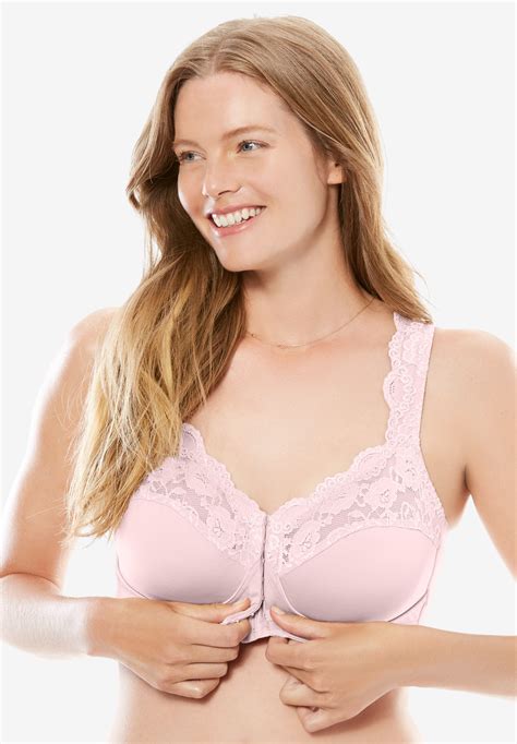 Front Hook Gel Strap Wireless Bra By Comfort Choice® Plus Sizewireless Bras Jessica London