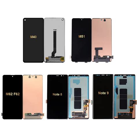 100 Original Lcd Screen For Samsung M14 M33 M40 M51 M54 M62 F62 Note 8 9 10 20 Ultra 5g Screens