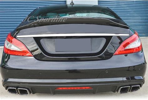 Piccon Carbon Fiber Rear Trunk Spoiler Wing Compatible With Mercede S Benz Cls Class W218 Sedan