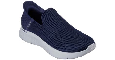 Skechers Slip Ins Gowalk Flex Wide Width Walking Sneakers From Finish Line In Blue For Men Lyst