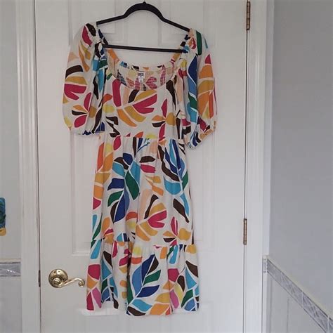 Tabitha Brown Dresses Tabitha Brown X Target Colorful Linen Dress Poshmark