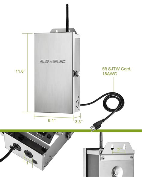 Buy Suraielec 300w Smart Wi Fi Low Voltage Transformer 120v Ac To 12v