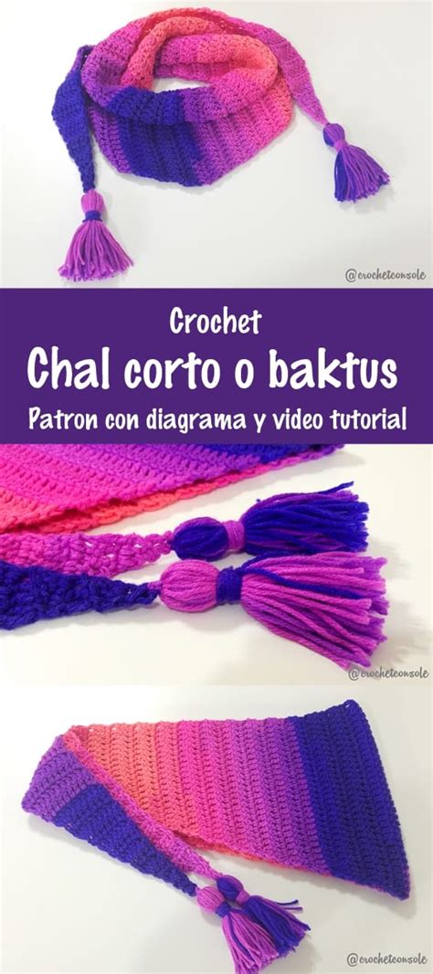 Chal Corto O Baktus A Crochet Paso A Paso Con Videotutorial