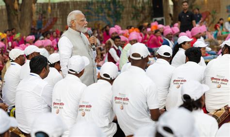 Pm Visits Pakaria Village In Shahdol Madhya Pradesh Prime Minister