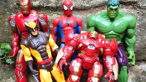 Superheroes Avengers Hulk Vs Spider Man Iron Man Vs Ant Man Captain