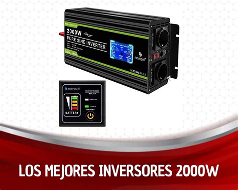 Los Mejores Inversores De Corriente 12v De 2000W Del Mercado