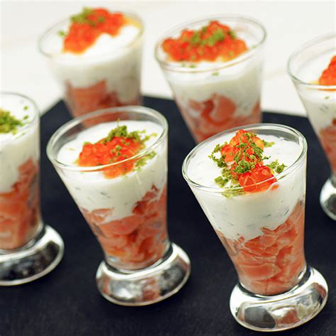 Recette Verrine De Saumon Fumé Au Fromage Facile Rapide