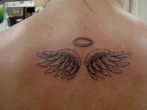 24 Dainty Small Angel Wings Tattoos