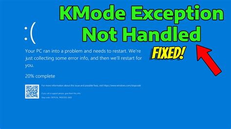 How To Fix KMode Exception Not Handled KMDOE EXCEPTION NOT HANDLED In