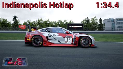 BMW M4 GT3 Hotlap Setup Indianapolis 1 34 437 Assetto Corsa