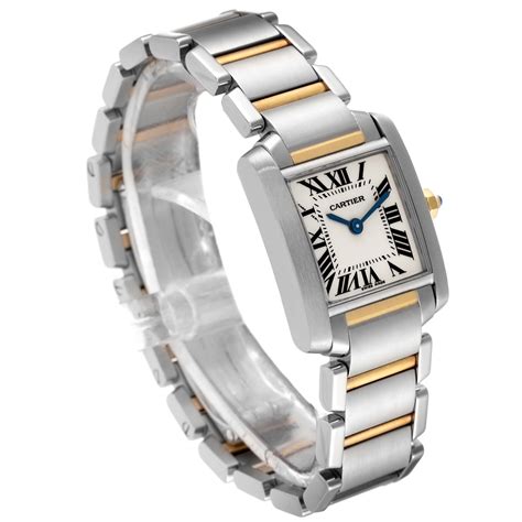 Cartier Tank Francaise Steel And Gold Two Tone W51007q4 Stock