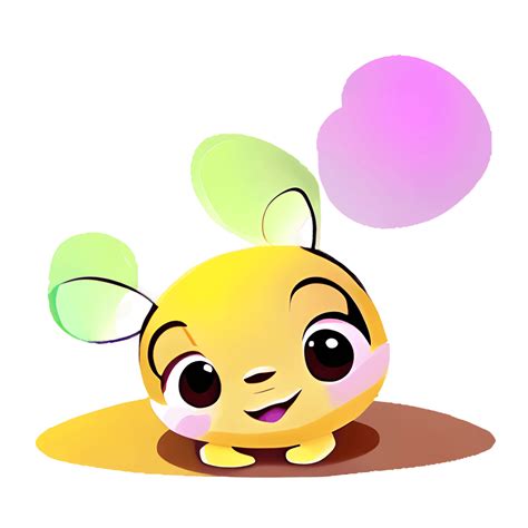 Adorably Cute Baby Bee · Creative Fabrica