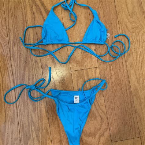 Tiger Mist Women S Blue Bikinis And Tankini Sets Depop