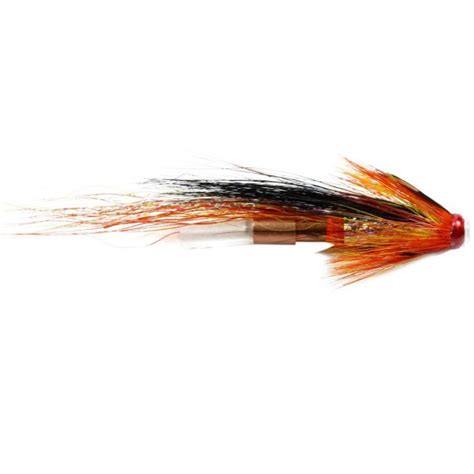 Salmon Tube Fly Holo Silver Cascade Copper Tube Rorys