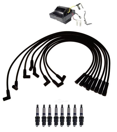 Ignition Wires 1 Coil 8 Spark Plugs Kit Acdelco For C10 C20 P30 C1500 P3500 V8 Ebay