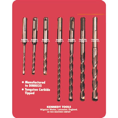 7pce Sds Plus Hammer Drill Bit Set รหัส Ken0577000k North Power