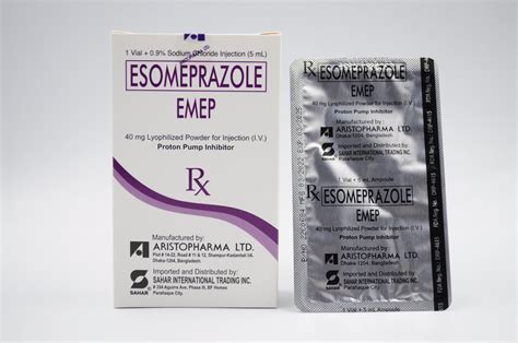 Esomeprazole As Sodium Emep Sahar Pharma