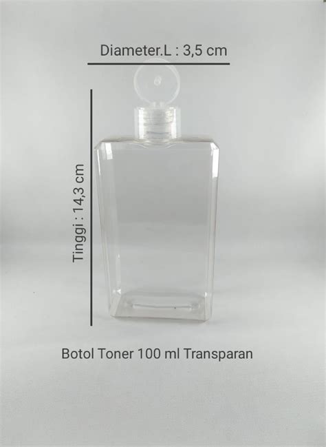 Botol Toner Ml Kotak Transparan Mmtpackaging