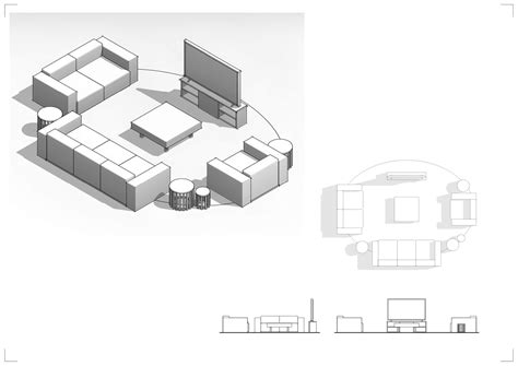 parametric revit lounge family collection turbosquid