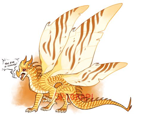 an interesting albino hivewing adopt by Spookapi | Wings of fire ...