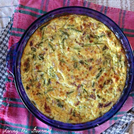 Lightened Up - Crustless Cottage Cheese Quiche Recipe - (4.6/5)