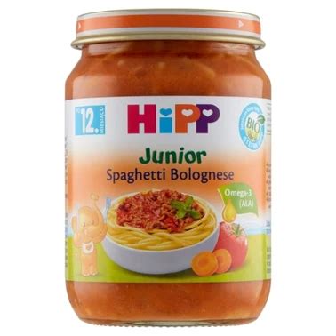 Hipp Bio Junior Spaghetti Bolognese Po Roku G Taniej