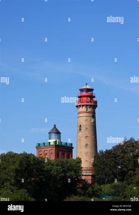 Lighthouses At Cape Arkona Ruegen Island Mecklenburg Western