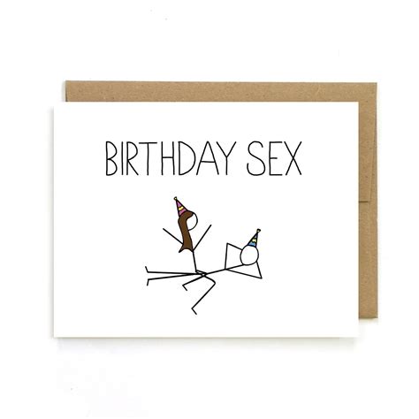 Funny Birthday Card Birthday Sex Card Boyfriend Birthday Etsy