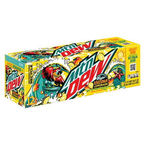 Mountain Dew Baja Laguna Lemonade Oz Pk Delivered In As Fast As