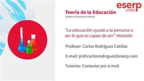 Presentación Teoría De La Educación