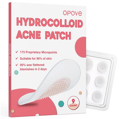 Opove Acne Pimple Patch Salicylic Acid Tea Tree Oil Niacinamide Hyaluronic Acid