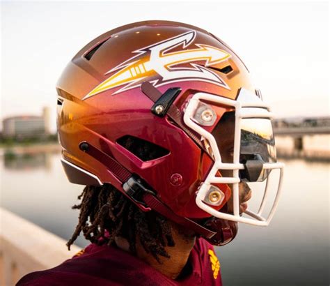 Asu Football Uniform Combination Vs Unlv Includes New Helmets