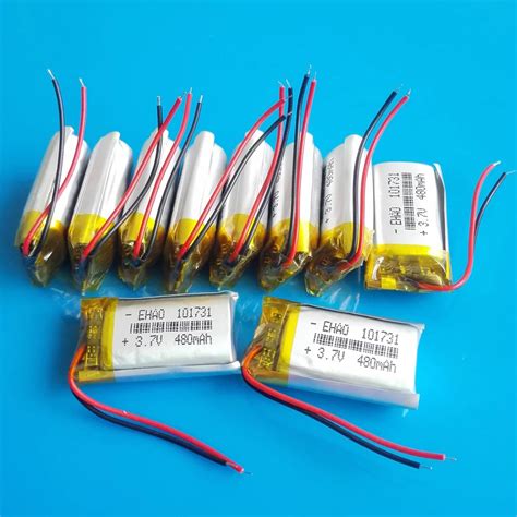 Wholesale Pcs V Mah Lipo Polymer Lithium Rechargeable Battery