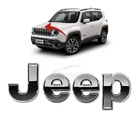 Emblema Jeep Cromado Do Capo Original Mopar Jeep Renegade