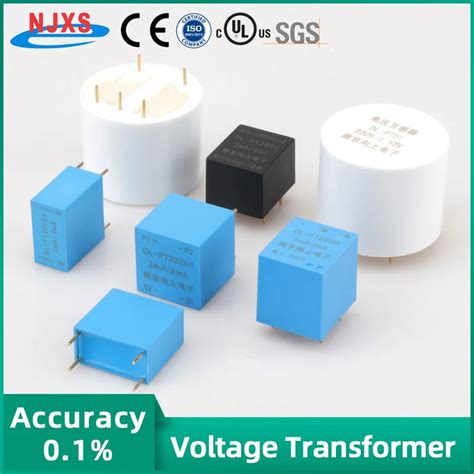 Mini Precision Pcb Mount Voltage Transformer Pin Type Ac Current Input