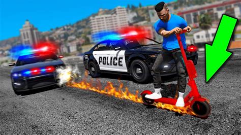 Trolling Cops With Hp Scooter On Gta Rp Youtube