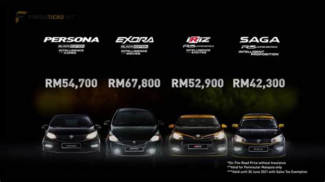 Proton Iriz Dan Saga R Limited Edition Dilancar Dengan Kemasan Hitam