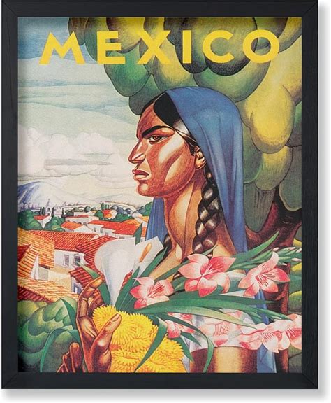 Poster Master Vintage Travel Poster Retro Mexico Print