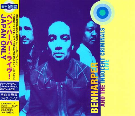 Ben Harper And The Innocent Criminals Live 1998 Cd Discogs