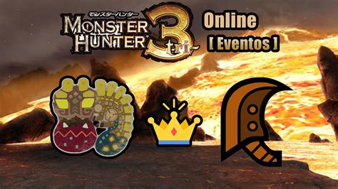 Monster Hunter Tri Wii Mini Uragaan Caza Online Eventos